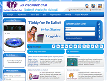 Tablet Screenshot of mavisohbet.com
